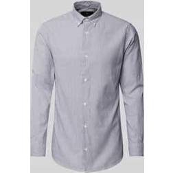 Jack & Jones Premium Freizeithemd Mit Knopfleiste Modell - Hellgrau