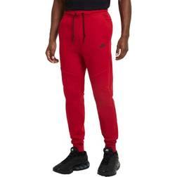 Nike Tech Fleece Jogger Pants - Gym Red/Black