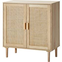VEVOR Rattan With 2 Magnetic Doors Storage Cabinet