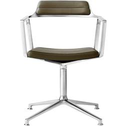 Vipp 452 Snurrstol Aluminium Bosco Grön Fåtölj