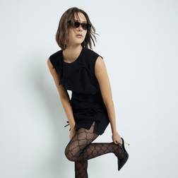 River Island Black Bow Mini Dress - Black