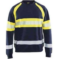 Blåkläder 3359 Hi-Vis Sweater - Navy Blue/Yellow