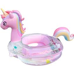 AIYUENcIcI Baby Swimming Float Inflatable Floatie Raft with Handle