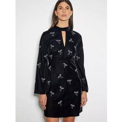 Monsoon Moira Bow Dress - Black