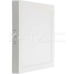 V-TAC 12W LED Loftslampe 17 x 17 cm Hvid Kant Loftplafond