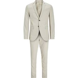 Jack & Jones Jprfranco Super Slim Fit Suit - Beige/Pure Cashmere