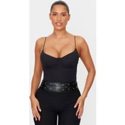 PrettyLittleThing Shape Sculpt Underwired Bodysuit - Black