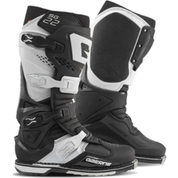 Gaerne sg22 mx boots black white motocross off-road racing