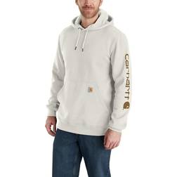 Carhartt Loose Fit Midweight Logo Sleeve Graphic Hoodie - Malt