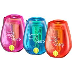 Bostitch Twist-n-Sharp Handheld Pencil Sharpener, Assorted