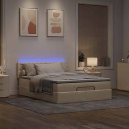 vidaXL Ottoman Säng Med Madrass 140x200 cm Sängpaket