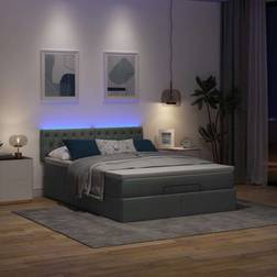 vidaXL Ottoman Säng Med Madrass 140x200 cm Sängpaket