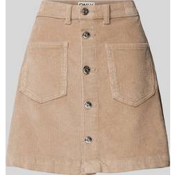 Only Onlamazing Cord Skirt - Beige