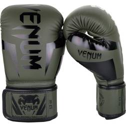 Venum Elite Boxing Gloves Khaki/Black 12oz