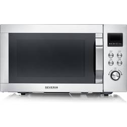 Severin MW 7918 CrispyWave 4-in-1 Mikrowelle Silber