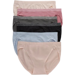 Hanes Hanes Women's Comfort Flex Fit Seamless Bikini Underwear, 6-Pack, Assorted