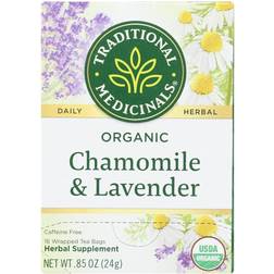 Traditional Medicinals Organic Chamomile & Lavender Tea 24g 16pcs