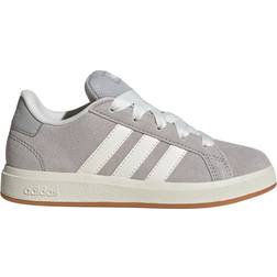 adidas Kid's Grand Court 00s Shoes - Grey Two/Off White/Gum