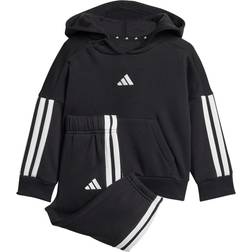 adidas 3-Stripes FL Hood Joggingsæt - Børn