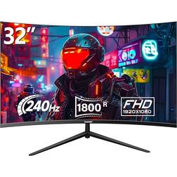 Gawfolk 32 Inch Curved Gaming Monitor
