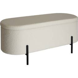tectake Hallway Lanja Upholstered Built-in-Storage 97 x 36 x 42 cm Storage Bench