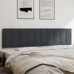 vidaXL Gavlpude 200 cm Velour Mørkegrå Sengegavl 200cm