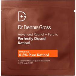 Dr Dennis Gross Advanced Retinol + Ferulic Perfectly Dosed Peel Universal 0.2% Pure Retinol Set of 8