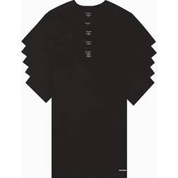 Calvin Klein Men's Cotton Classic Fit 5-Pack V-Neck T-Shirt Black