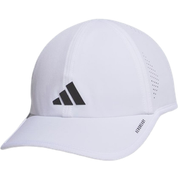 adidas AGRON SuperLite Baseball Cap in White/Black Reflective One Size