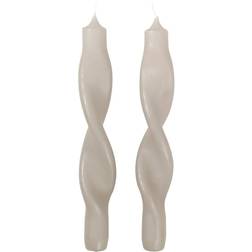 Broste Copenhagen Twist Twisted Rainy Day Stearinljus 23cm 2st