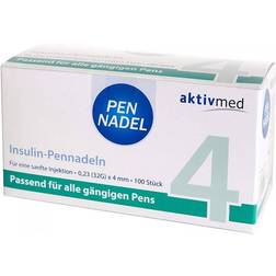 Aktivmed Pennadeln 100 Stück, 4mm
