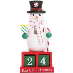 B Snowman Shape Christmas Advent Calendar