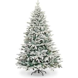 Garden Lapland Snow Flocked Christmas Tree 180cm