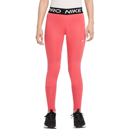 Nike Big Kid's Pro Dri-FIT Leggings - Aster Pink/White (DA1028-629)