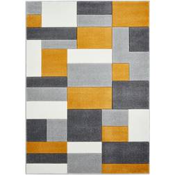 Think Rugs Matrix Yellow, Grey 120x170cm