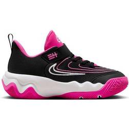 Nike Giannis Immortality 4 Basketball Shoe - Black/Laser Fuchsia/White