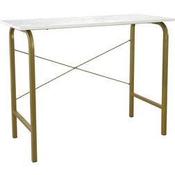 Teamson Home Versanora Brass/White Skrivbord 40x100cm