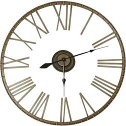 Charles Bentley Skeleton Bronze Wall Clock 95cm