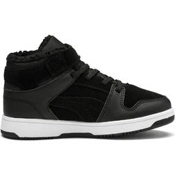 Puma Kids Rebound Lay Up Fur PS - Black