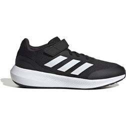 adidas Kid's Runfalcon 3.0 Elastic Lace Top Strap - Core Black/Cloud White/Core Black