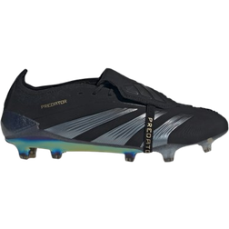 Adidas Predator Elite Foldover Tongue FG - Core Black/Carbon/Gold Metallic