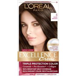 L'Oréal Paris Excellence Hair Color, 4 Dark Brown CVS