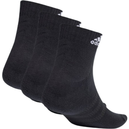 Adidas Cushioned Sportswear Ankle Socks - Black/White