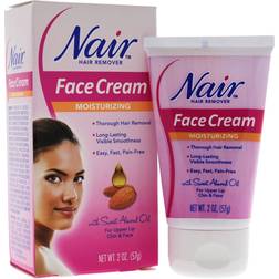 Nair Hair Remover, Moisturizing Face Cream, For Upper Lip, Chin & Face, 57g