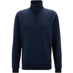 BOSS Zetrust Quarter Zip Sweatshirt - Navy