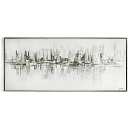 Art for the Home Floater Silver Framed Art 120x50cm