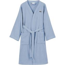 Lacoste Classic Piqu Bath Robe - Sky