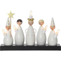 Star Trading Lucia Choir White Adventslysestage 9cm