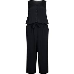 Zizzi VBella S/L Jumpsuit - Svart