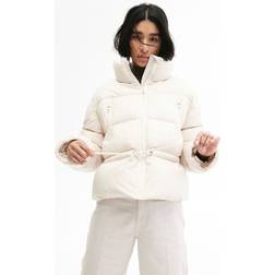 H&M Light Beige Short Down Puffer Jacket